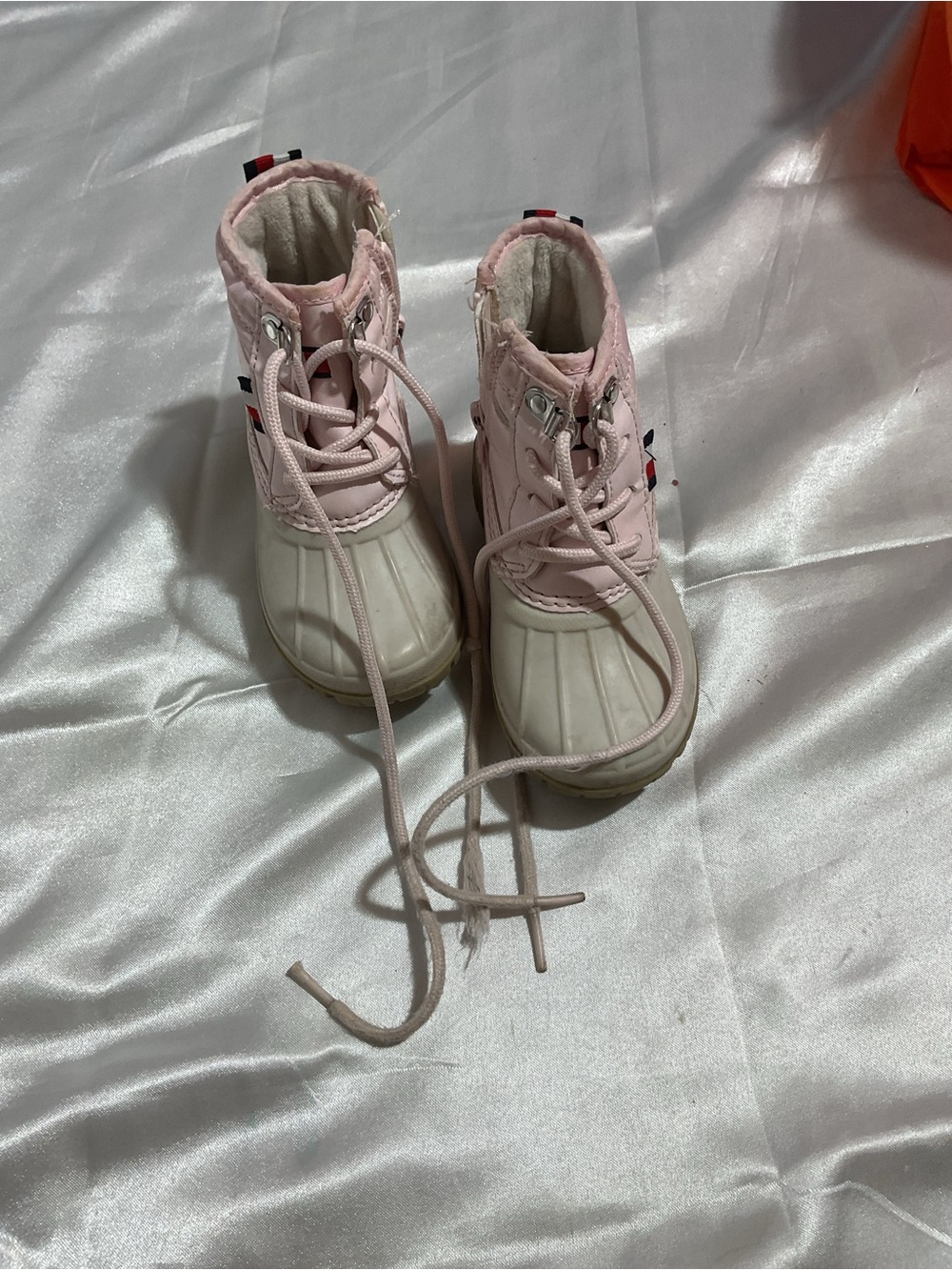 Kids Pink Waterproof Winter Boot